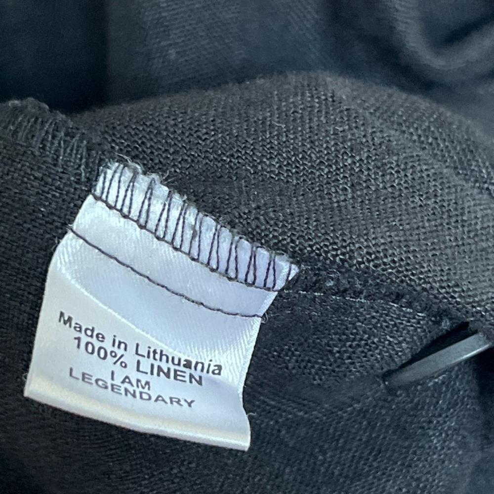 Flax Linen Lagenlook Boho Button Front Lightweigh… - image 7